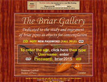 Tablet Screenshot of briargallery.com
